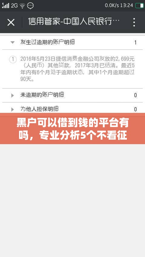 黑户可以借到钱的平台有吗，专业分析5个不看征信能下款的口子