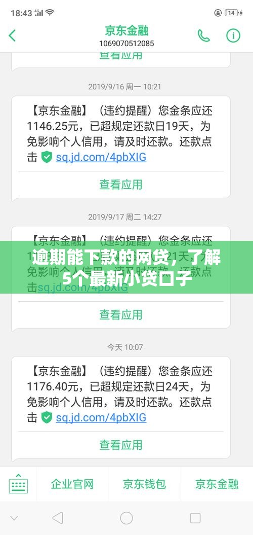 逾期能下款的网贷，了解5个最新小贷口子