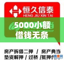 5000小额借钱无条件放款的平台，了解5个必下款的黑口子
