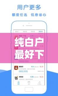 纯白户最好下款的口子，分享5个借钱口子必下款