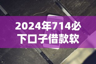 2024年714必下口子借款软件推荐，5个无征信审核新口子