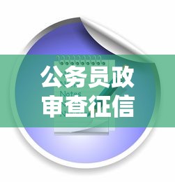 公务员政审查征信吗详细解答与流程