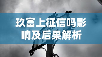 玖富上征信吗影响及后果解析