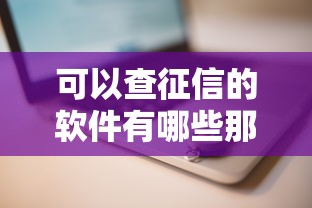 可以查征信的软件有哪些那个平台安全靠谱