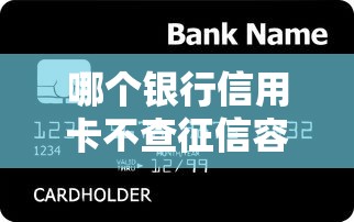 哪个银行信用卡不查征信容易申请下卡