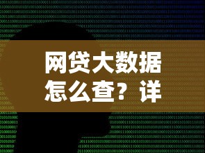 网贷大数据怎么查？详细查询方法步骤解析
