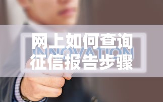 网上如何查询征信报告步骤及常见问题解答