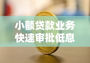 小额贷款业务快速审批低息借款助资金周转