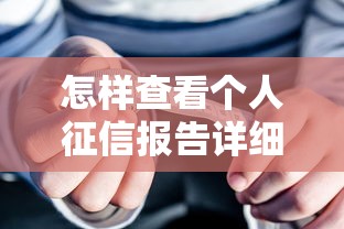 怎样查看个人征信报告详细步骤解析