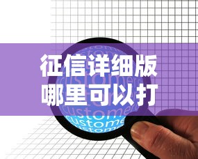 征信详细版哪里可以打查询地点与办理指南