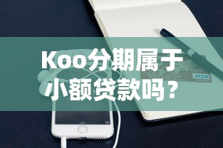 Koo分期属于小额贷款吗？解析分期产品与小额贷款的区别