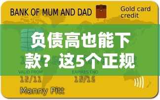 负债高也能下款？这5个正规贷款平台审核宽松额度高