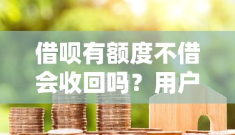 借呗有额度不借会收回吗？用户必看的额度使用规则解析