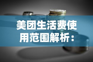 美团生活费使用范围解析：贷款提现和理财技巧