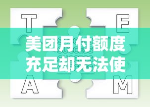 美团月付额度充足却无法使用？6大原因及解决办法解析