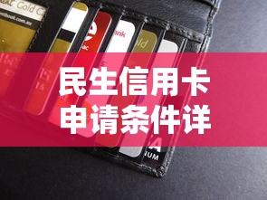 民生信用卡申请条件详解：贷款理财用户必看指南