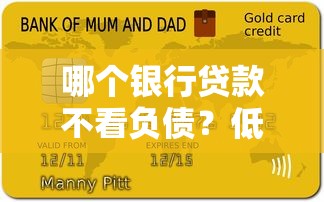 哪个银行贷款不看负债？低门槛贷款产品盘点与申请技巧