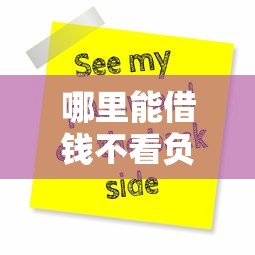 哪里能借钱不看负债征信？正规平台与风险提醒