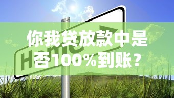 你我贷放款中是否100%到账？真实情况深度解析