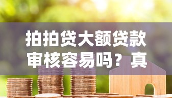 拍拍贷大额贷款审核容易吗？真实用户经验深度解析