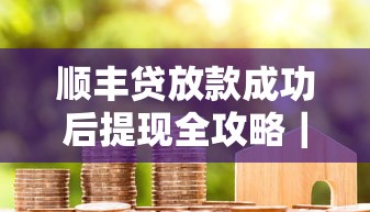 顺丰贷放款成功后提现全攻略｜贷款理财必看流程解析