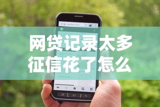 网贷记录太多征信花了怎么办？恢复时间及优化指南