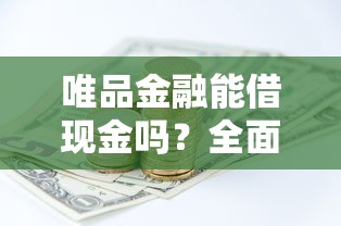 唯品金融能借现金吗？全面解析贷款功能与理财技巧