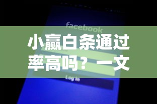 小赢白条通过率高吗？一文读懂申请攻略与真实通过率分析