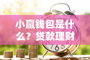 小赢钱包是什么？贷款理财必备的信用支付工具解析