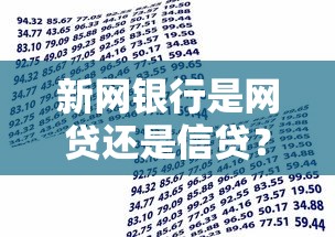 新网银行是网贷还是信贷？深度解析贷款理财必知要点
