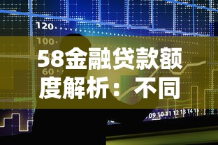 58金融贷款额度解析：不同产品最高能借多少钱？