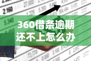360借条逾期还不上怎么办？协商再分期全攻略解析