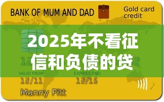 2025年不看征信和负债的贷款有哪些？这5种方式值得关注