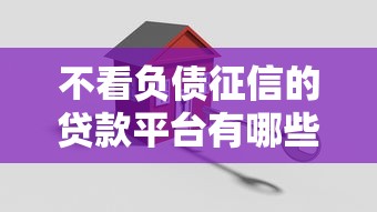 不看负债征信的贷款平台有哪些？2023年真实推荐及避坑指南