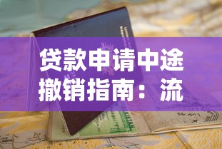 贷款申请中途撤销指南：流程、影响及注意事项