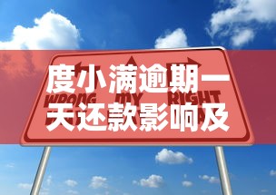 度小满逾期一天还款影响及应对策略