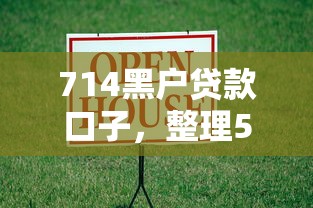 714黑户贷款口子，整理5个高炮借款平台黑口子链接