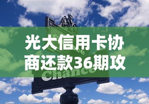 光大信用卡协商还款36期攻略：步骤、技巧及注意事项