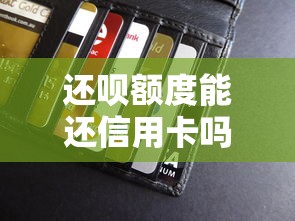 还呗额度能还信用卡吗？贷款理财必知攻略