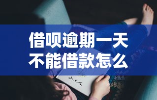 借呗逾期一天不能借款怎么办？5个补救方法