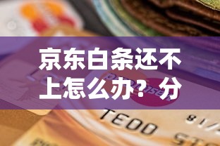 京东白条还不上怎么办？分期还款攻略与贷款理财建议