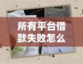 所有平台借款失败怎么办？6招破解审核难题