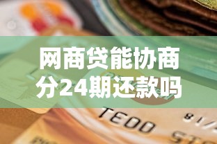 网商贷能协商分24期还款吗？贷款用户必看的分期攻略