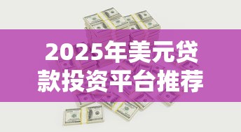 2025年美元贷款投资平台推荐及选择攻略