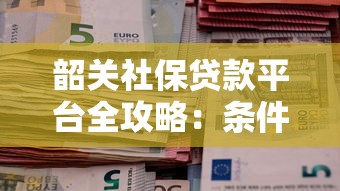 韶关社保贷款平台全攻略：条件、流程及注意事项指南
