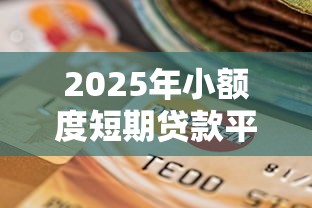 2025年小额度短期贷款平台利率解析与选择攻略