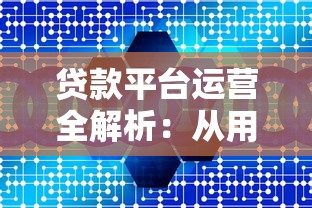 贷款平台运营全解析：从用户管理到风险控制的核心工作