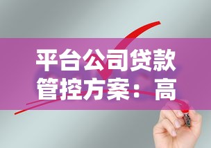 平台公司贷款管控方案：高效管理与风险控制策略