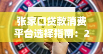 张家口贷款消费平台选择指南：2025年安全理财全攻略