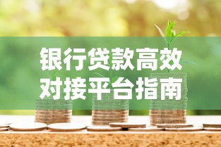 银行贷款高效对接平台指南：流程解析与实战技巧